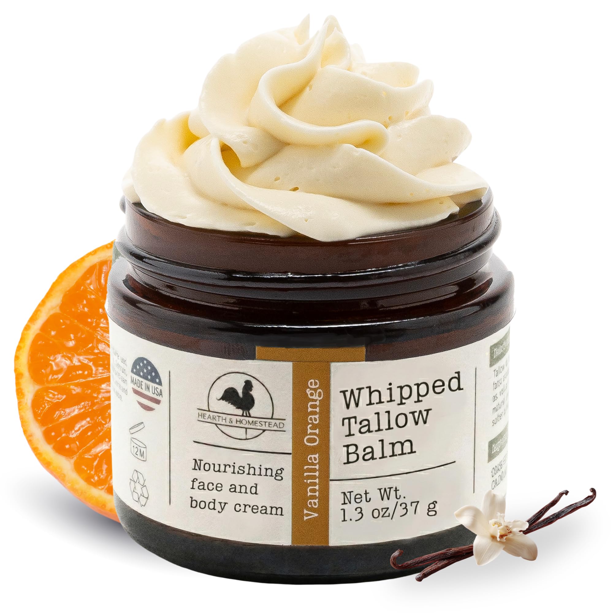 Amazon.com: Hearth and Homestead: Handmade Whipped Tallow Balm